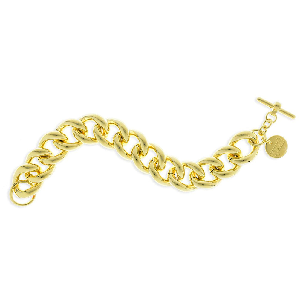 Unoaerre - Bracciale Catena Grumetta in Bronzo Dorato - Bracciali - UNOAERRE - Gioielleria Lucentini