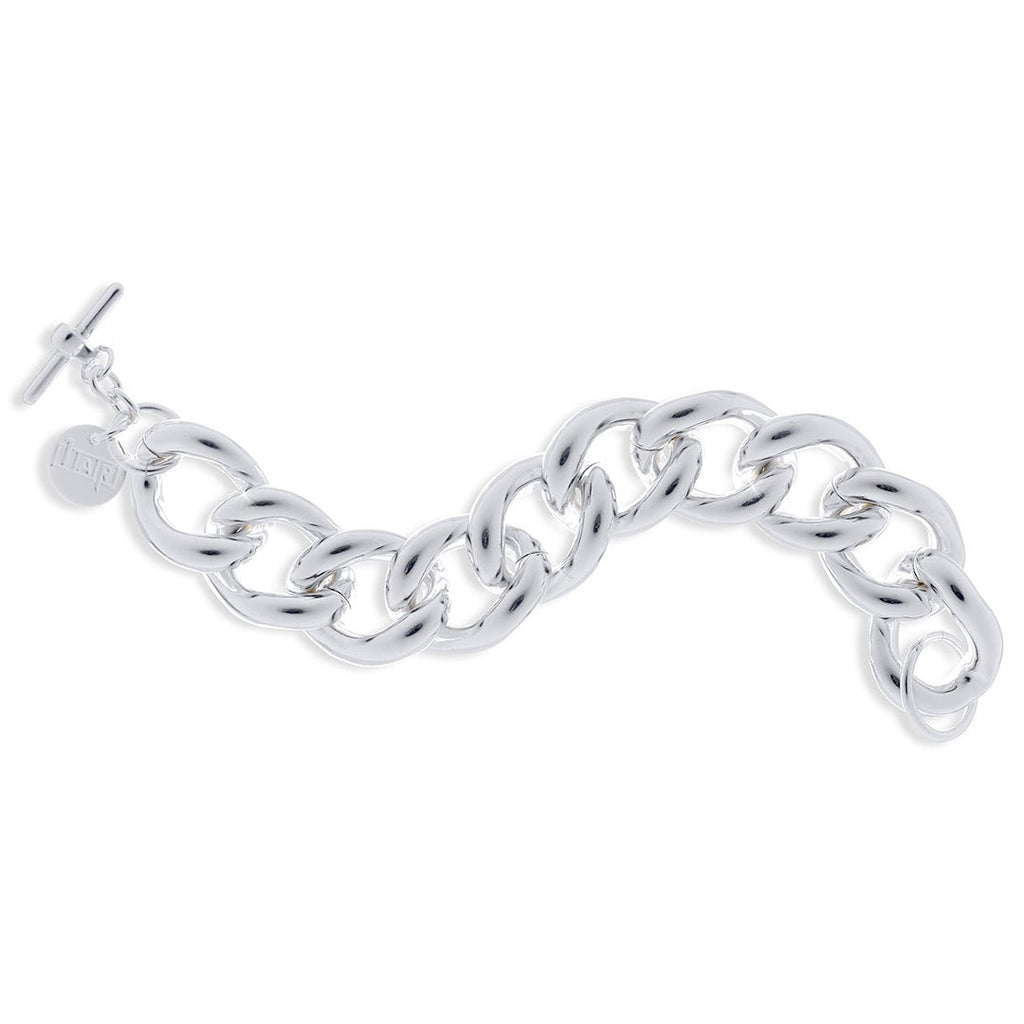 Unoaerre - Bracciale Catena Grumetta Argentato - Bracciali - UNOAERRE - Gioielleria Lucentini