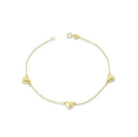 Unoaerre | Bracciale In Oro 9KT con Cuori - Bracciali - UNOAERRE - Gioielleria Lucentini