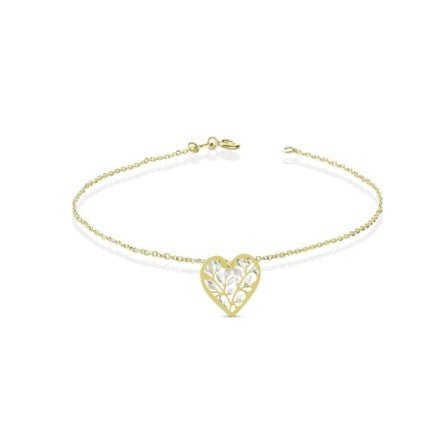 Unoaerre | Bracciale In Oro 9KT Con Cuore - Bracciali - UNOAERRE - Gioielleria Lucentini