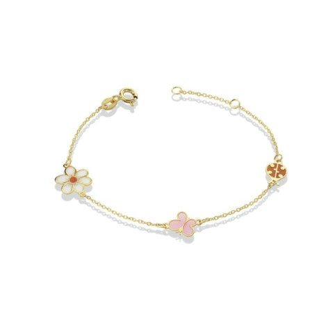 Unoaerre | Bracciale In Oro 9KT Fiore, Farfalla e Coccinella - Bracciali - UNOAERRE - Gioielleria Lucentini