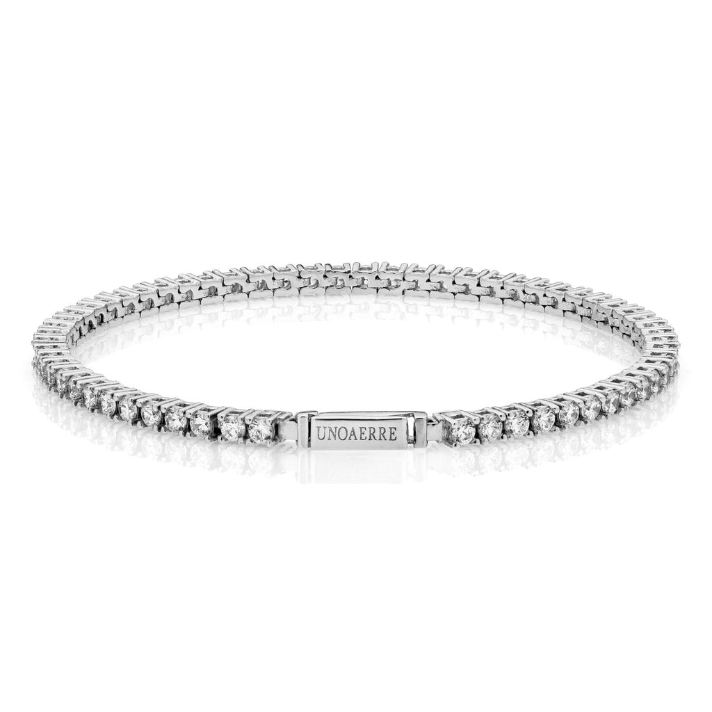 Unoaerre | Bracciale Tennis In Argento Con Zirconi - Bracciali - UNOAERRE - Gioielleria Lucentini