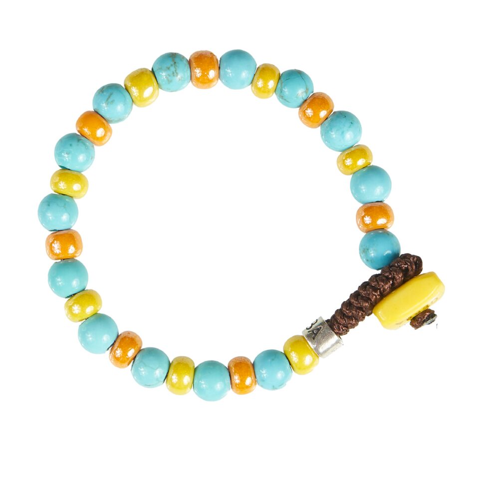 Gerba - Bracciale Da Bambino con Murrina e Ceramica BS42 - Bracciali - Gerba - Gioielleria Lucentini