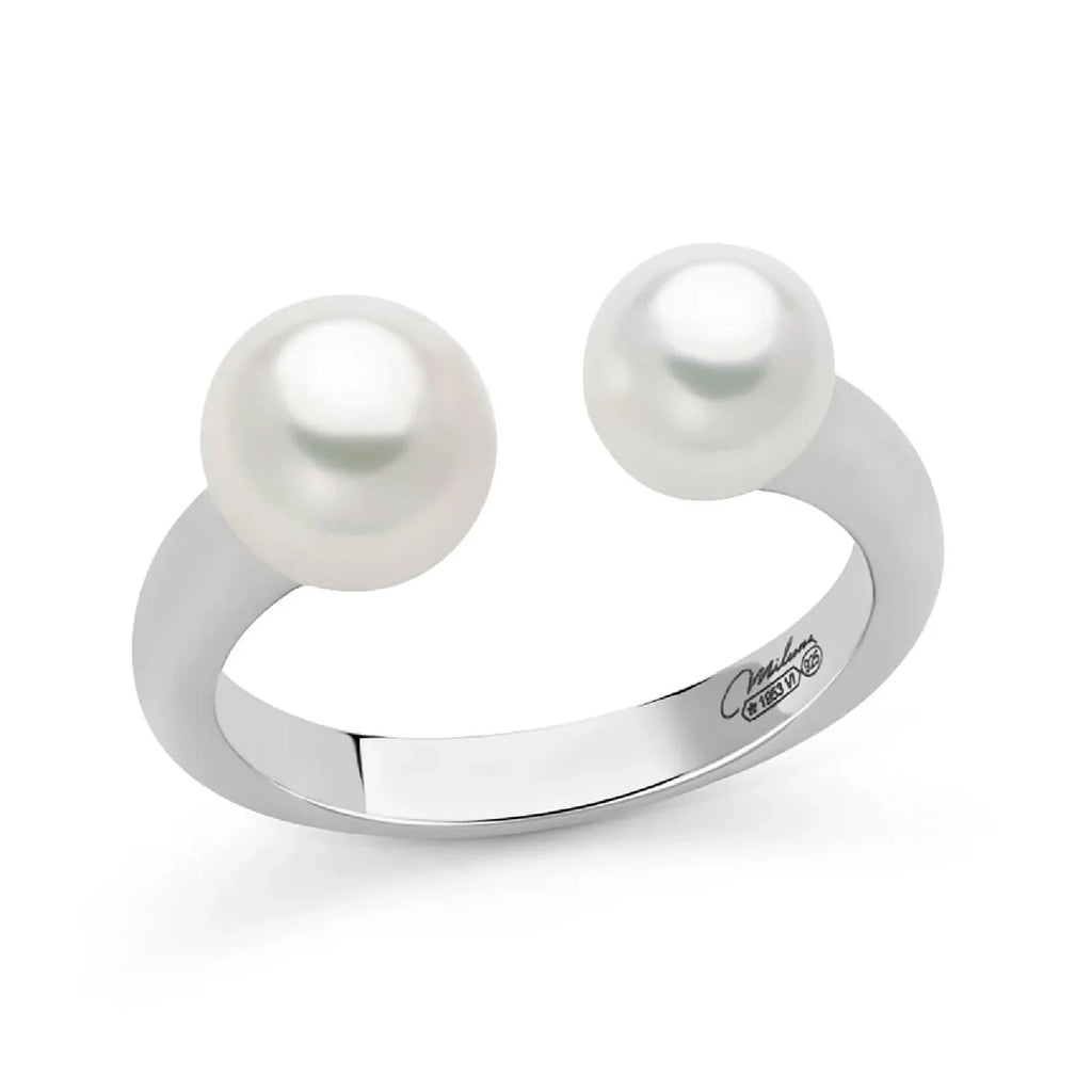 Miluna | Anello In Argento e Perle Oriente Miss Italia - Anelli - Miluna - Gioielleria Lucentini