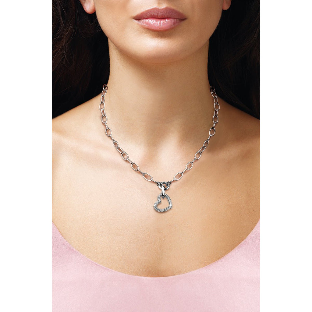 Ops Objects - Collana Easy Glam Con Cuore Silver - Collane - Ops Objects - Gioielleria Lucentini