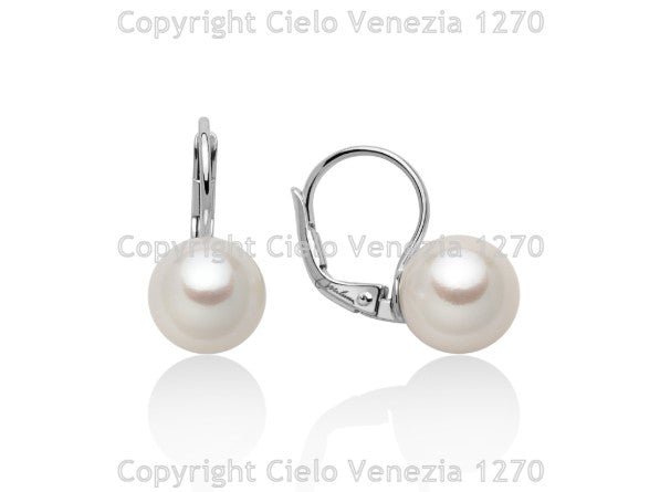 Miluna | Orecchini In Oro e Perle Naturali 7,5 - 8 - Orecchini - Miluna - Gioielleria Lucentini