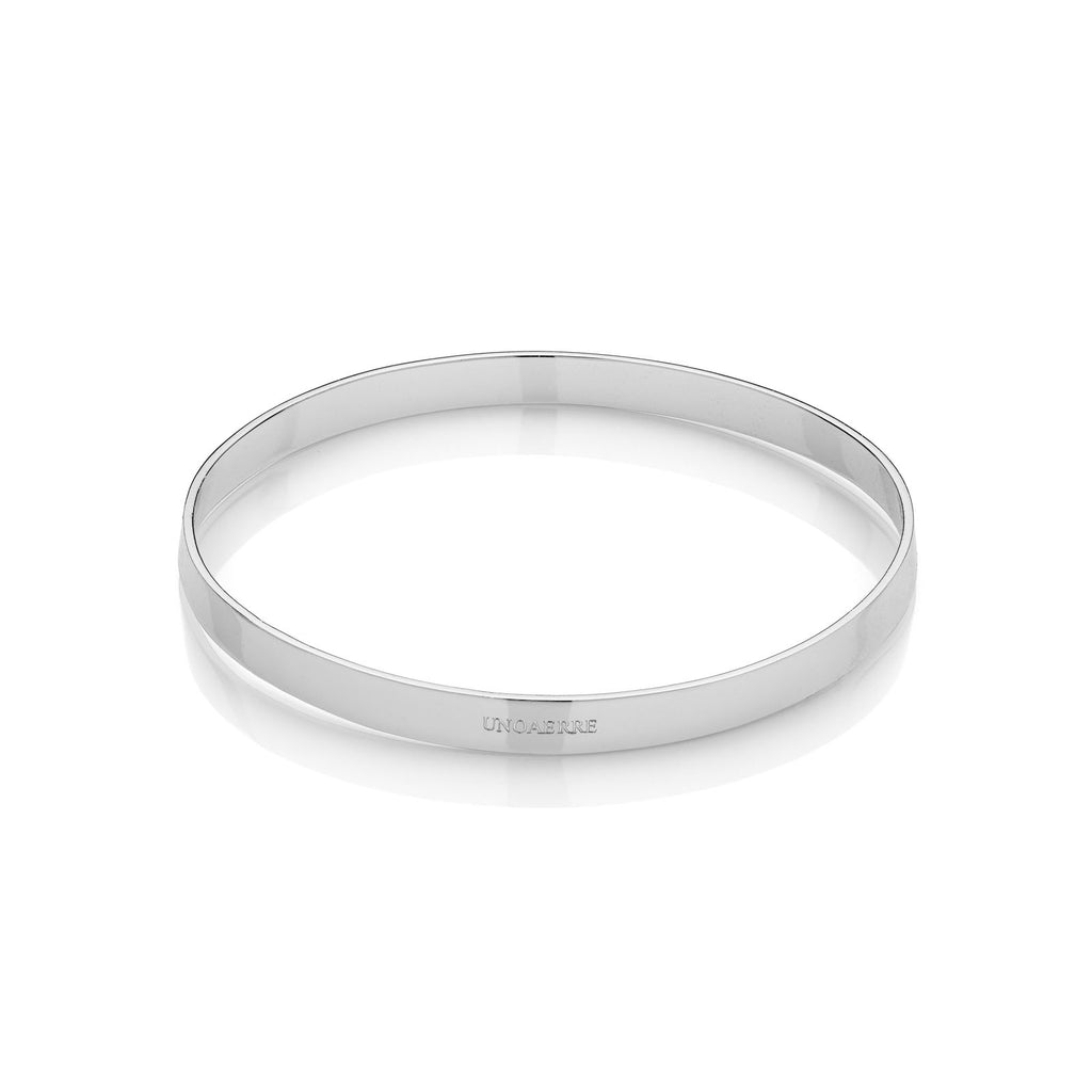 Unoaerre - Bracciale Rigido Bangle Argentato - Gioielleria Lucentini