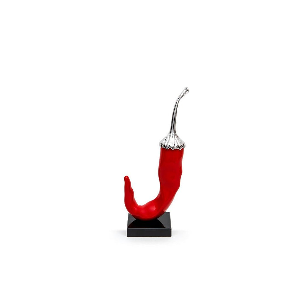 Sequenze - Peperoncino Rosso e Argento Small - Home Design - Sequenze - Gioielleria Lucentini