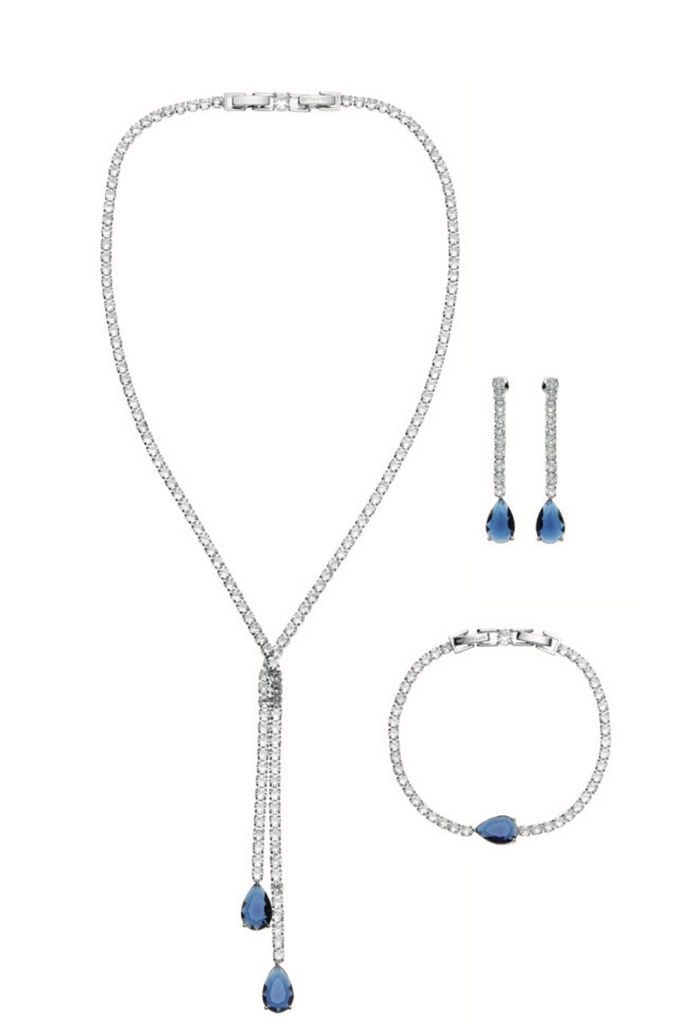 Ottaviani - Bracciale Con Zirconia Blu a Goccia - Bracciali - Gioielleria Lucentini