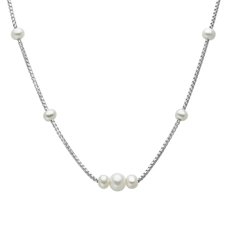 Miluna | Collana In Argento e Filo di Perle Miss Italia - Collane - Miluna - Gioielleria Lucentini