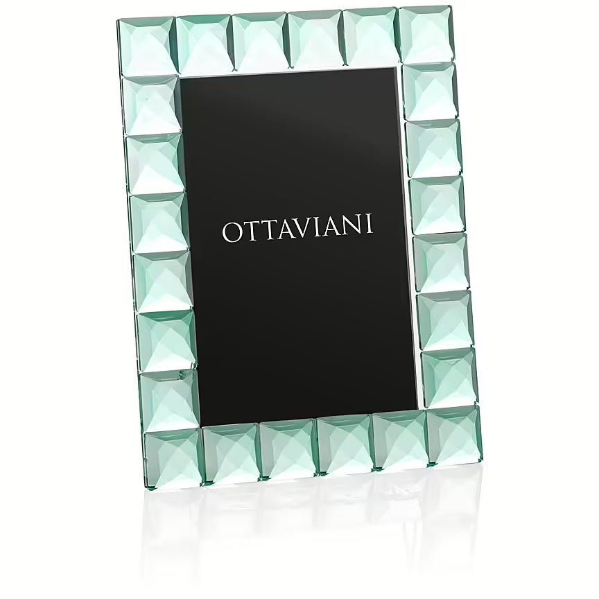 Ottaviani | Portafoto Acquamarina In Cristallo Grande - Home Design - Ottaviani - Gioielleria Lucentini