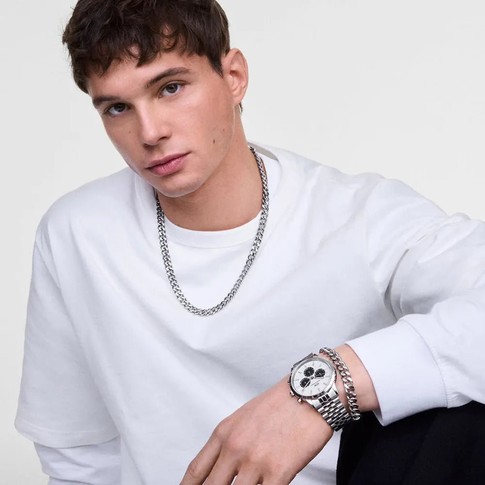 Daniel Wellington - Orologio Da Uomo Iconic Chrono Link - Orologi - Daniel Wellington - Gioielleria Lucentini