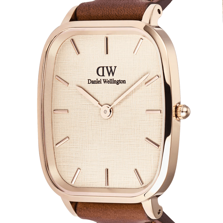 Daniel Wellington - Orologio Uomo Marlon Linen Rose Gold - Orologi - Daniel Wellington - Gioielleria Lucentini