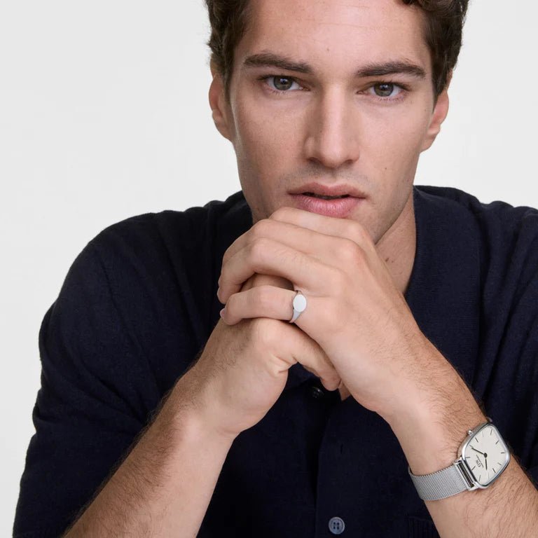 Daniel Wellington - Orologio Da Uomo Marlon Sterling Linen - Orologi - Daniel Wellington - Gioielleria Lucentini