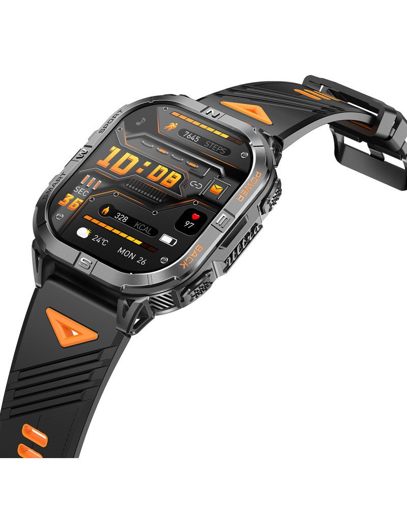 Smarty - Smartwatch Explorer Nero e Arancione - Orologi - Smarty - Gioielleria Lucentini