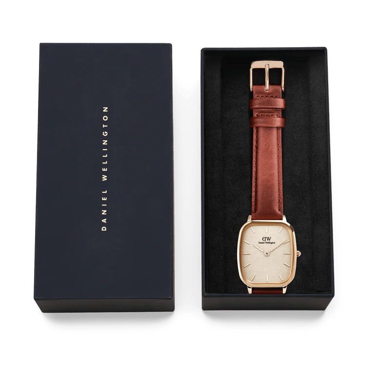 Daniel Wellington - Orologio Uomo Marlon Linen Rose Gold - Orologi - Daniel Wellington - Gioielleria Lucentini