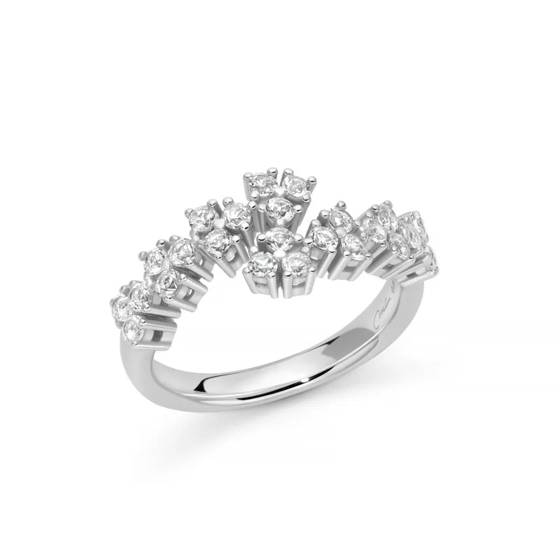 Miluna - Anello Unica Neve In Argento - Anelli - Gioielleria Lucentini