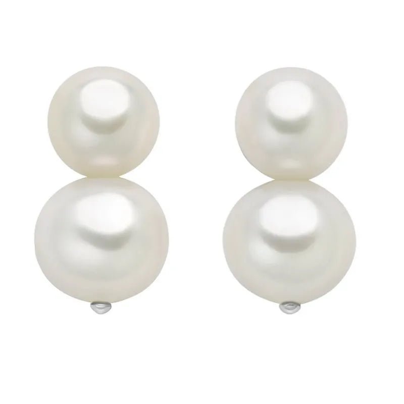 Miluna | Orecchini Con Due Perle Oriente Miss Italia - Orecchini - Miluna - Gioielleria Lucentini