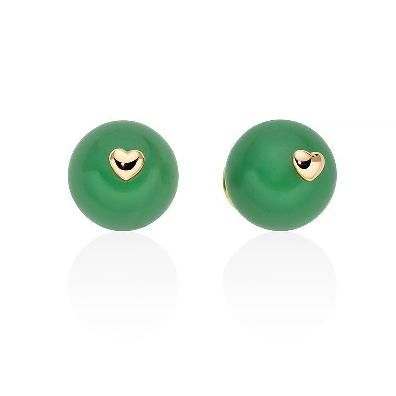 Miluna | Orecchini Con Quarzo Verde Segreti Della Natura - Orecchini - Miluna - Gioielleria Lucentini