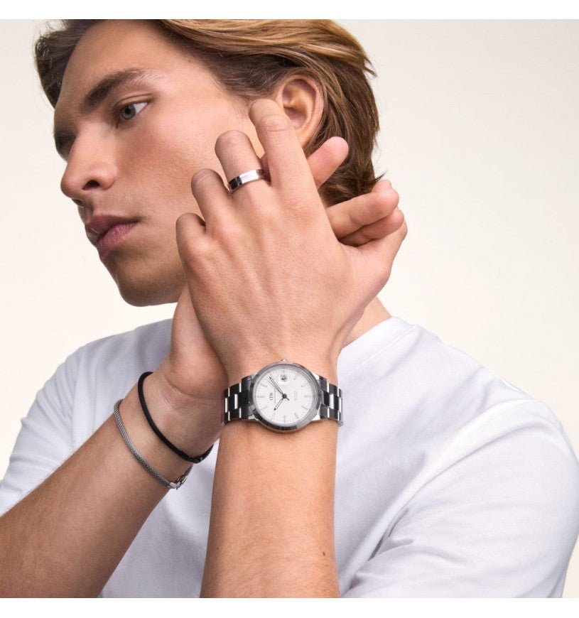 Daniel Wellington - Orologio da Uomo Iconic Link Bianco - Orologi - Daniel Wellington - Gioielleria Lucentini