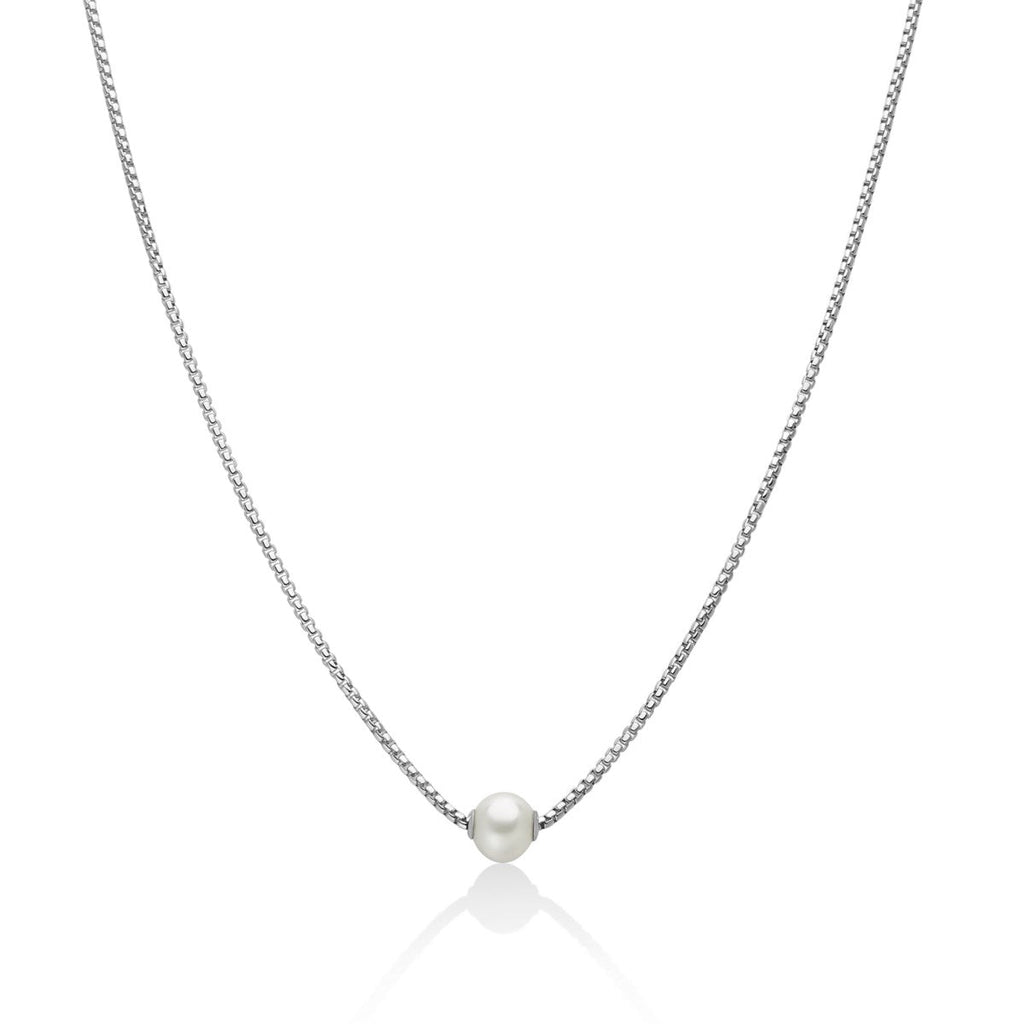 Miluna | Collana In Argento e Perla Oriente Miss Italia - Collane - Miluna - Gioielleria Lucentini