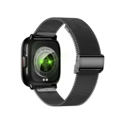 Smarty - Smartwatch Unisex Amoled Cinturino Maglia Milano Nero - Orologi - Smarty - Gioielleria Lucentini