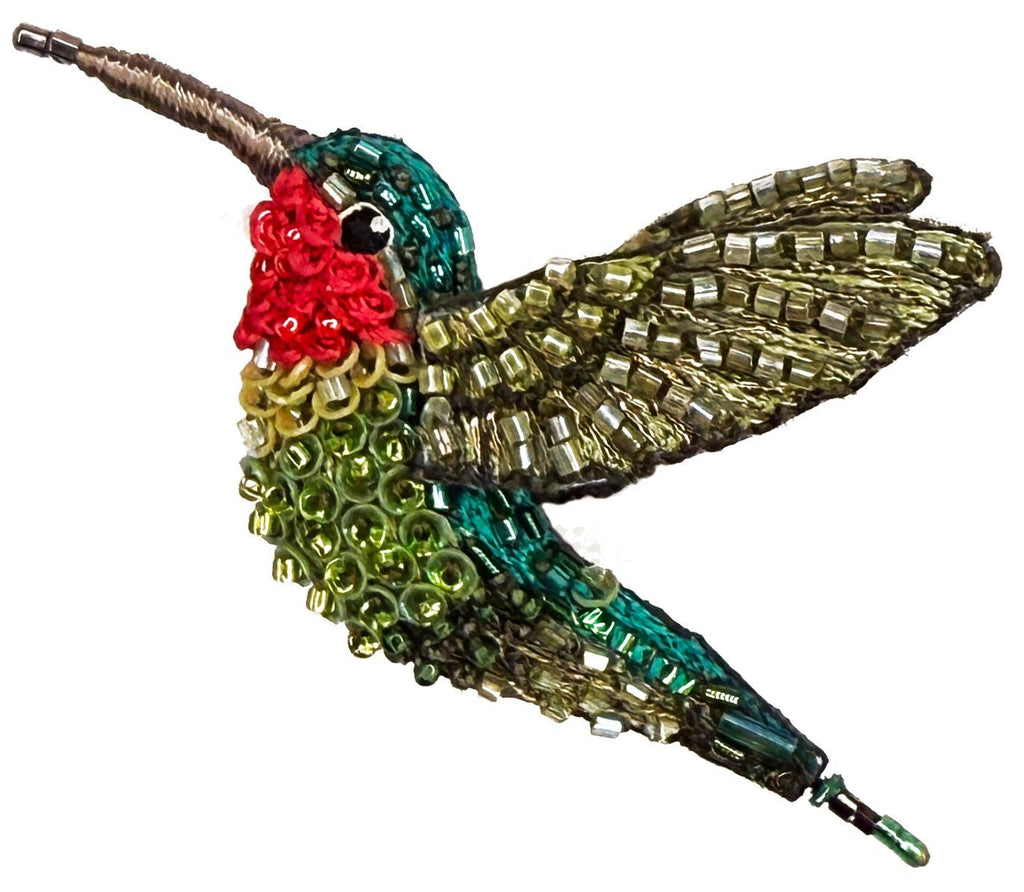 Trovelore - Spilla Colibrì Ruby Throated Hummingbird - Accessori - Trovelor - Gioielleria Lucentini