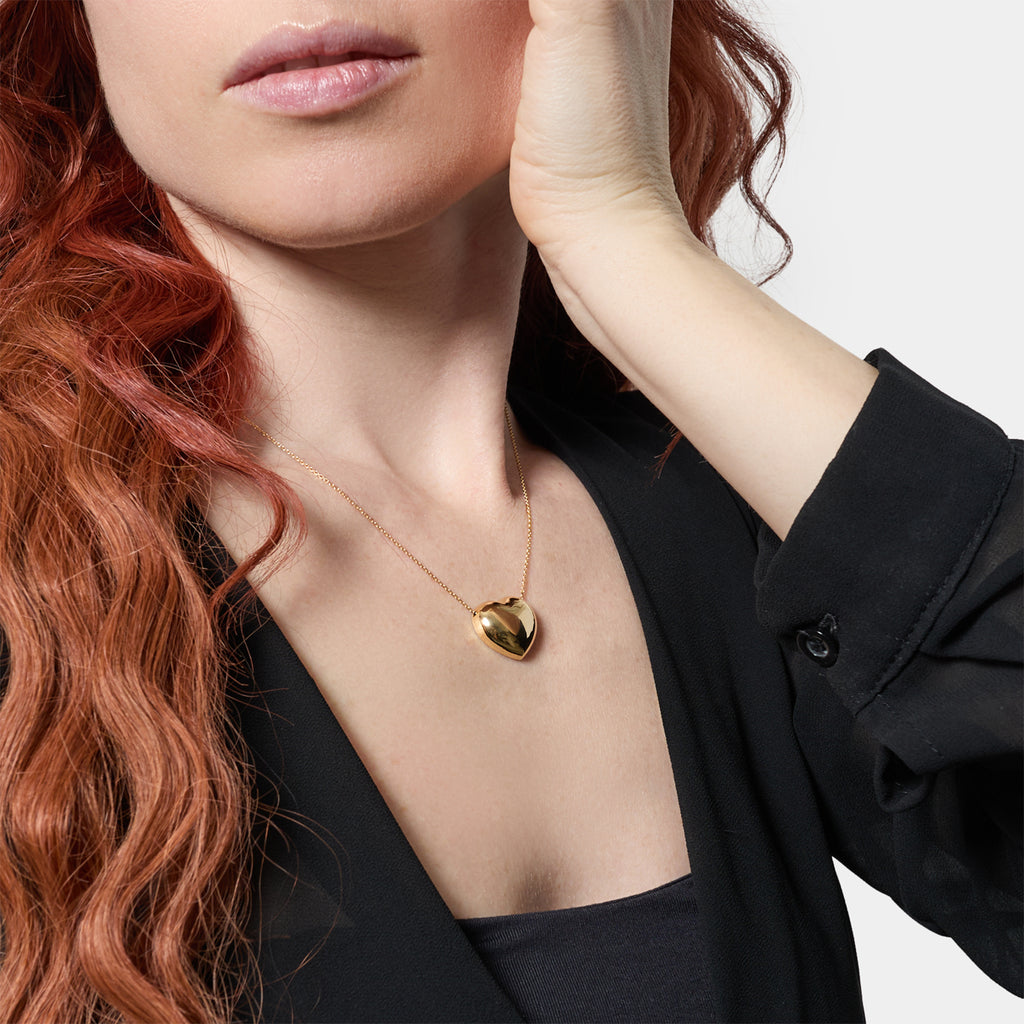 Unoaerre | Collana In Argento Con Cuore Bombato - Collane - UNOAERRE - Gioielleria Lucentini