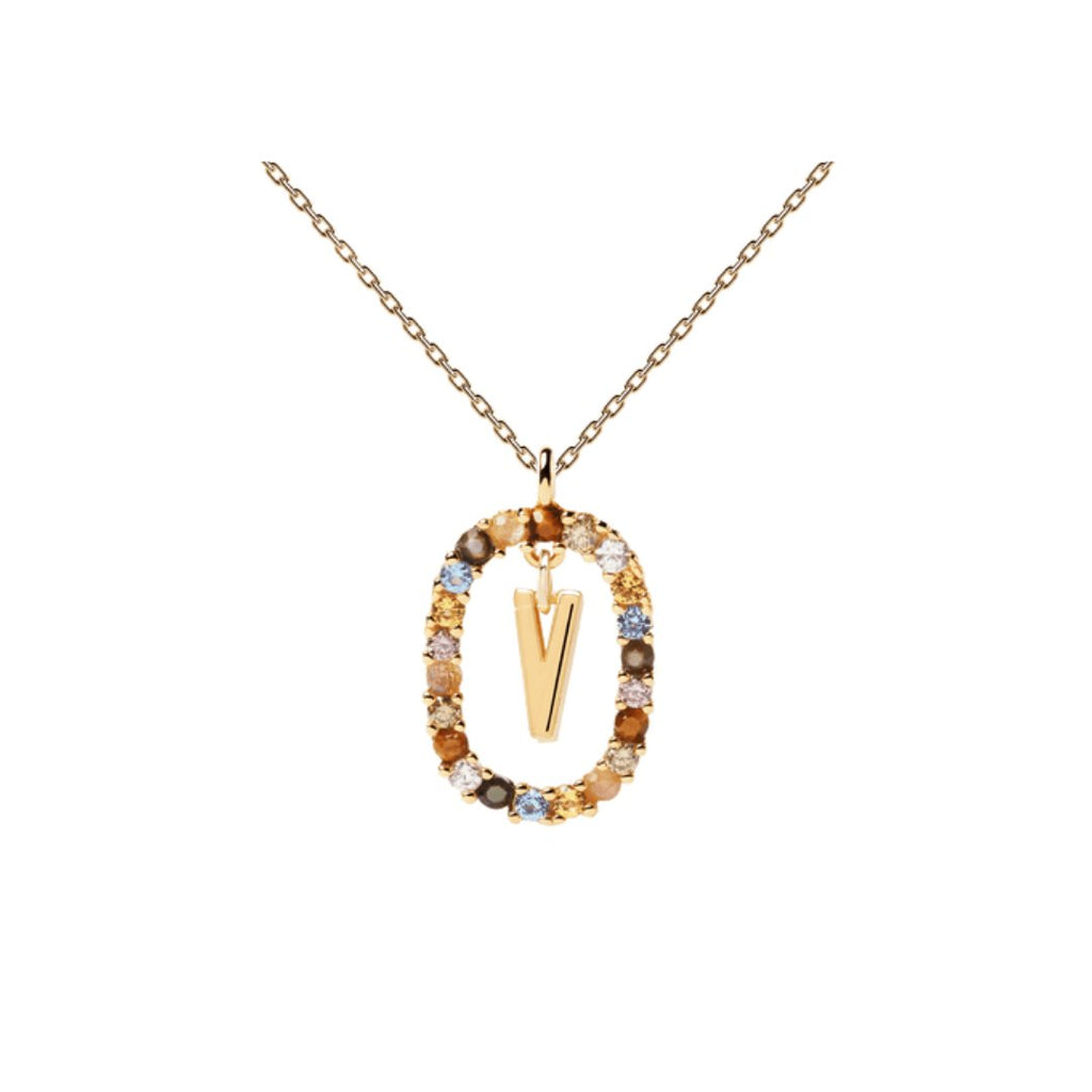 PDPAOLA - Collana Con Lettera V - Collane - PDPAOLA - Gioielleria Lucentini