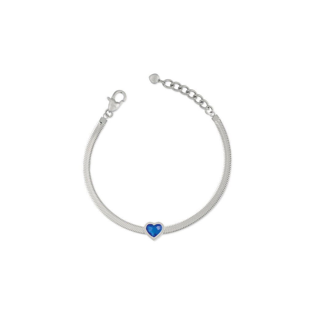 Ops Objects - Bracciale Fable Heart Cuore Blu - Bracciali - Ops Objects - Gioielleria Lucentini