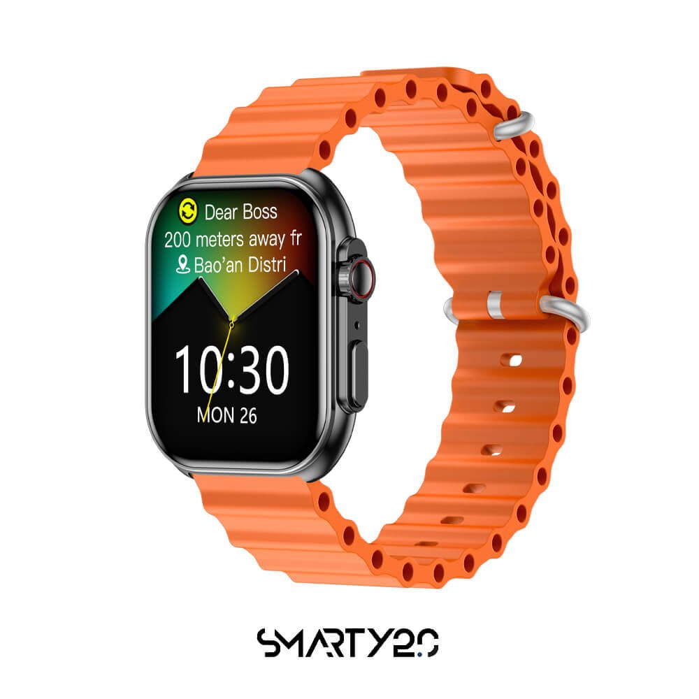 Smarty - Smartwatch Bluetooth Call Super Amoled Arancione - Orologi - Smarty - Gioielleria Lucentini