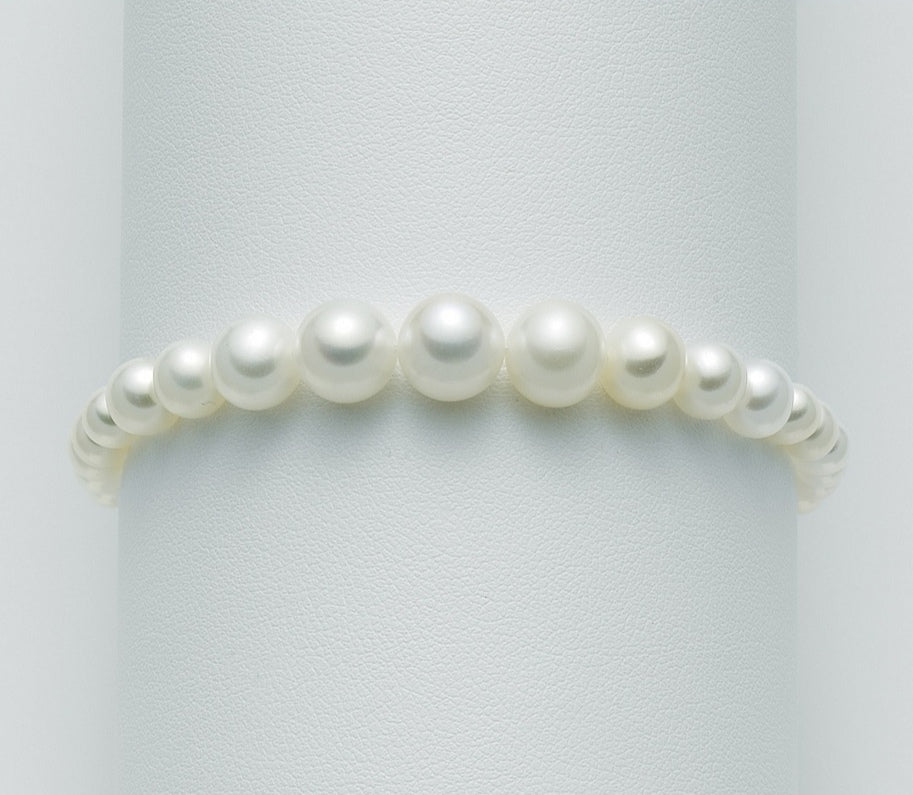 Miluna - Bracciale di Perle Con Diverse Grandezze - Bracciali - Miluna - Gioielleria Lucentini