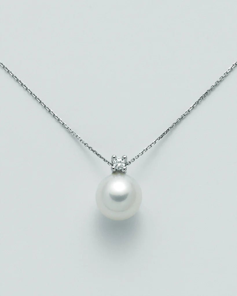 Miluna - Collana con Perla e Diamante - Collane - Miluna - Gioielleria Lucentini