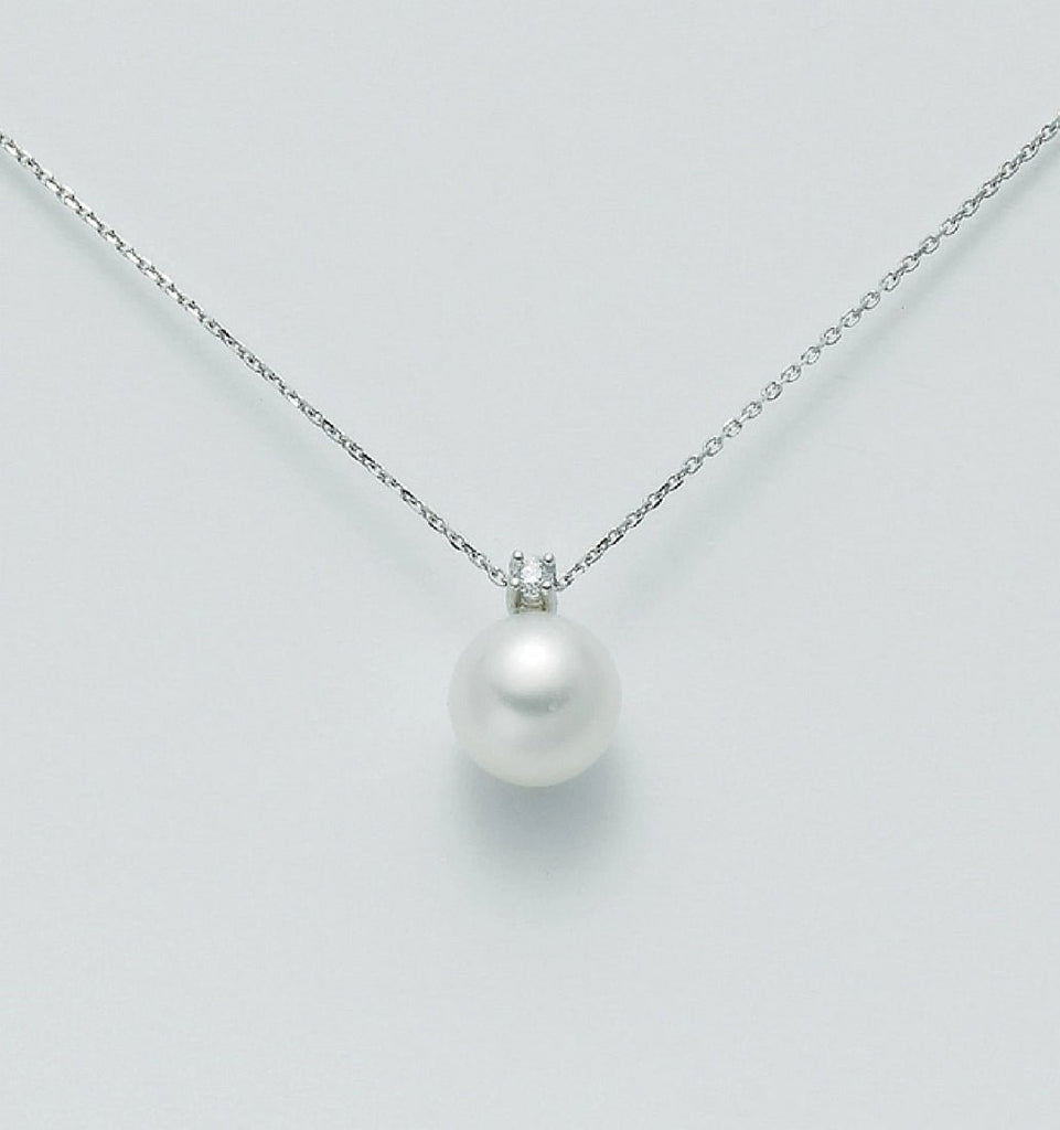 Miluna - Collana Con Perla e Diamante - Collane - Miluna - Gioielleria Lucentini