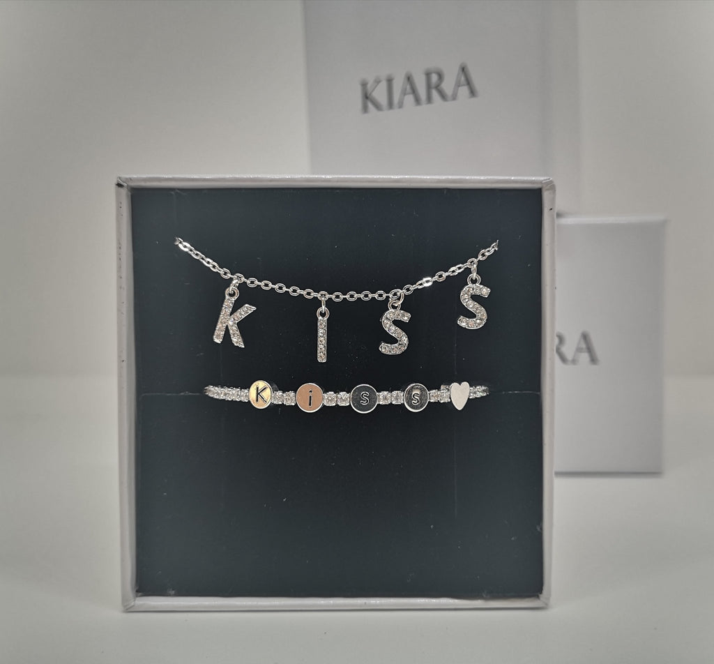 Set collana + bracciale Kiara "kiss" - Collane - KIARA - Gioielleria Lucentini