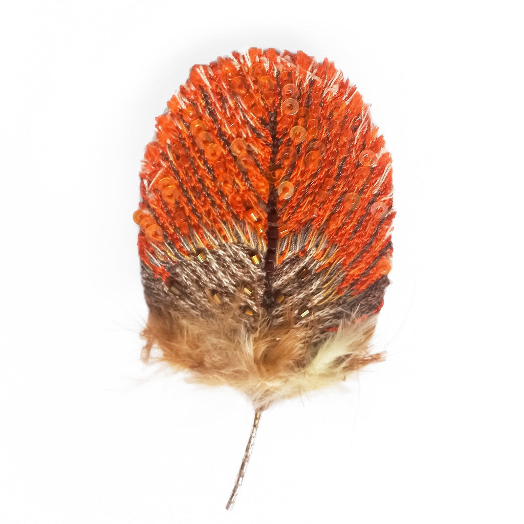 Trovelore - Fermaglio per capelli Orange Parrot - Accessori - Trovelor - Gioielleria Lucentini