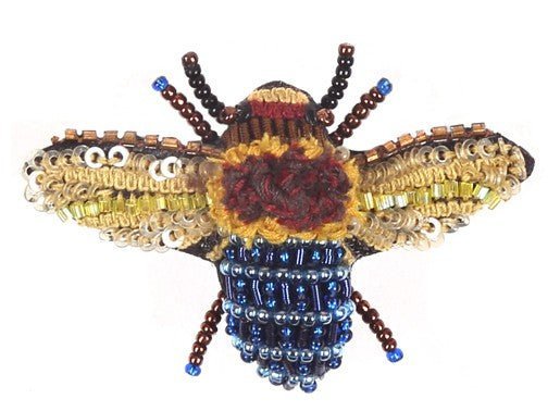 Trovelore - Spilla Ape Blue Banded Bee - Accessori - Trovelor - Gioielleria Lucentini